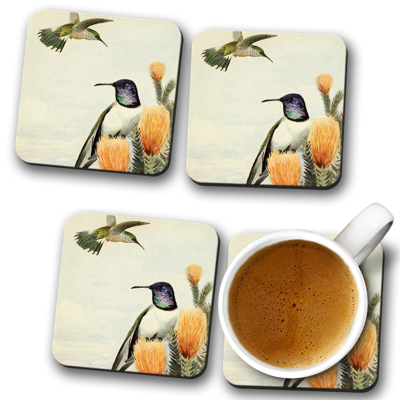 Brehms Tierleben Wood Piece Coaster