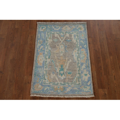 Tapis teint à la main Oushak