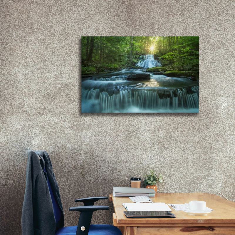 «Sublime» par Patrick Zephyr, art mural sur toile, H 26 po x l 40 po x P 1,5 po