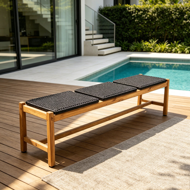 Banc de patio, Brun