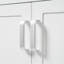 Meuble-lavabo 48 po avec lavabo, 2 portes et 8 tiroirs, système de fermeture en douceur, design classique, blanc-128990554