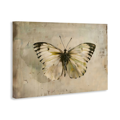 Toile gracieuse avec papillon rétro, design by Creative Studio