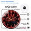 Horloge murale en verre 12 po