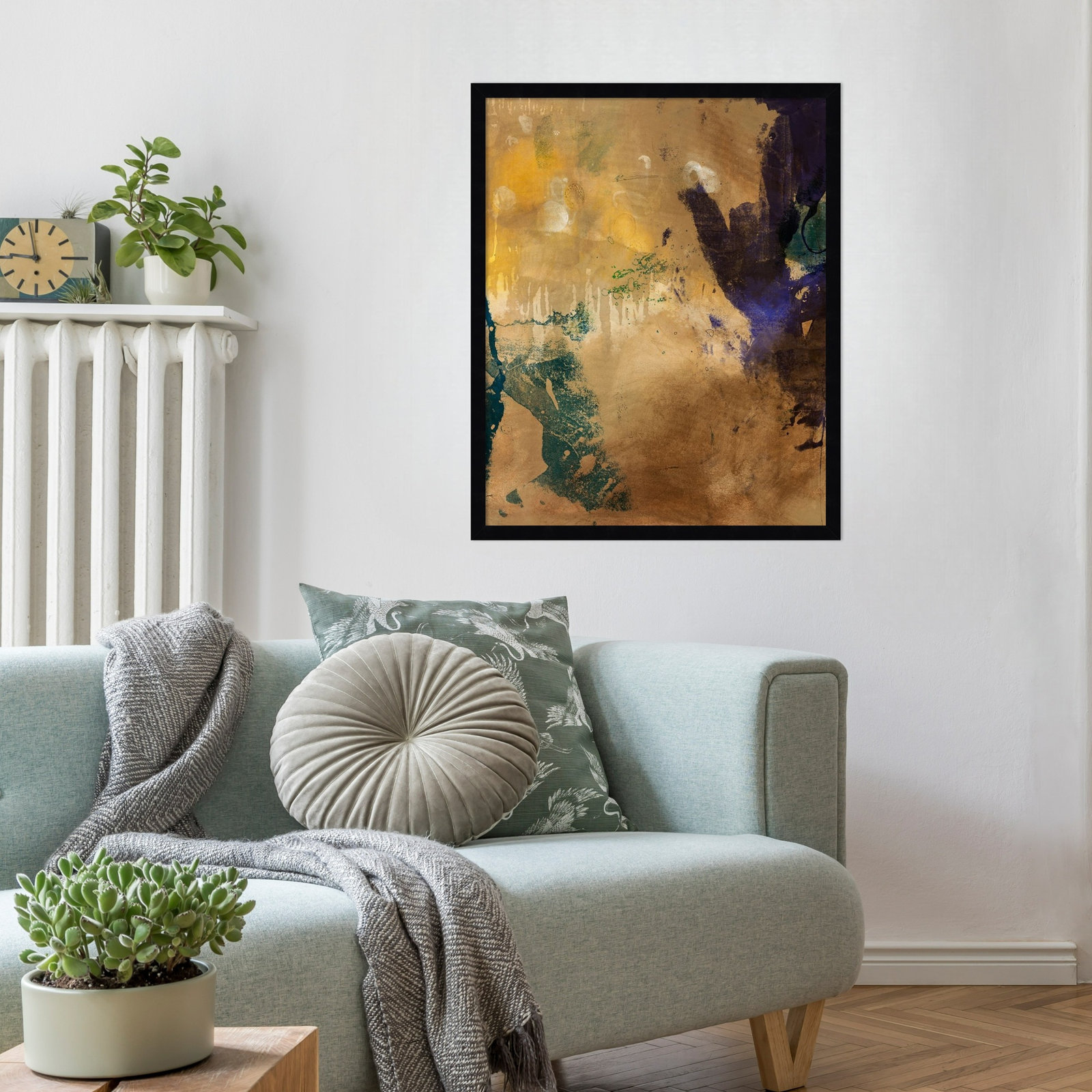 Flagler "Amber Haze No. 1" Print, 25" H x 21" W, Black