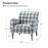 Arching Upholstered Armchair-1625562477