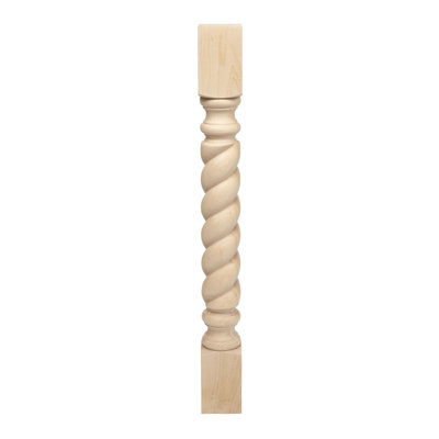 35-1/4" High Corner Post Island Legs
