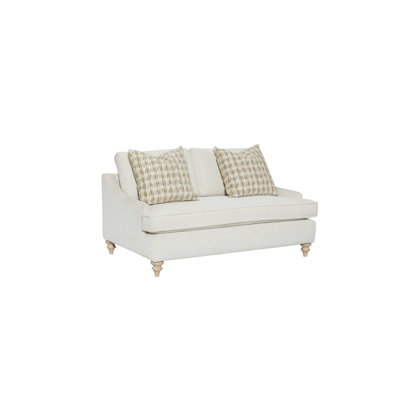 Avec 2 coussins et coussins réversibles enveloppés, tissu, extérieur rembourré, 43 po Coussins rembourrés de largeur de paquet, rembourrés, rembourrés de 69,5 po de profondeur