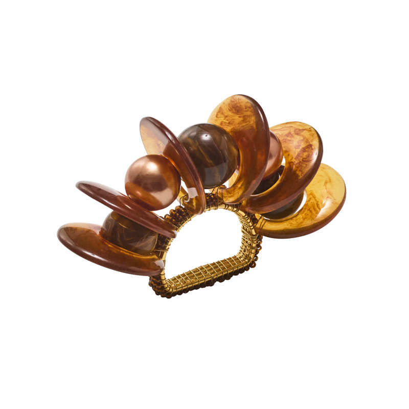 Tortoise Calypso Napkin Ring