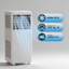 Unité de climatisation 8 en 8 000 BTU 3 en 1, refroidissement, déshumidificateur et ventilateur, avec mode veille-125782471