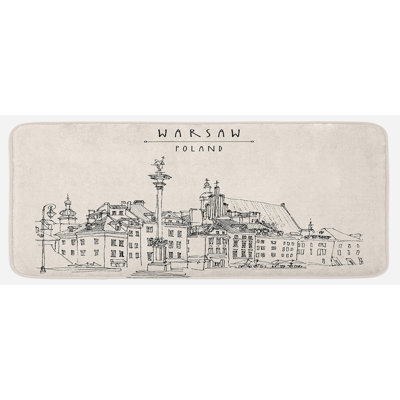 Lundstrom Polyester Kitchen Mat