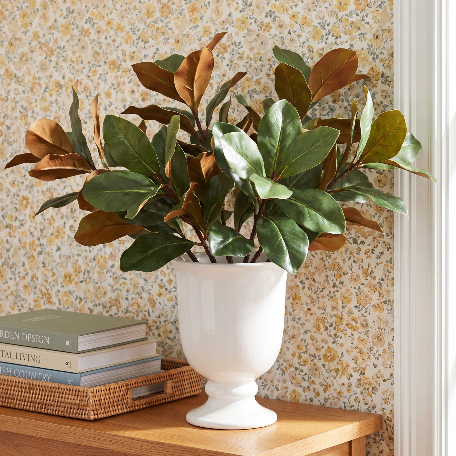 Magnolia Leaf Stems, Green