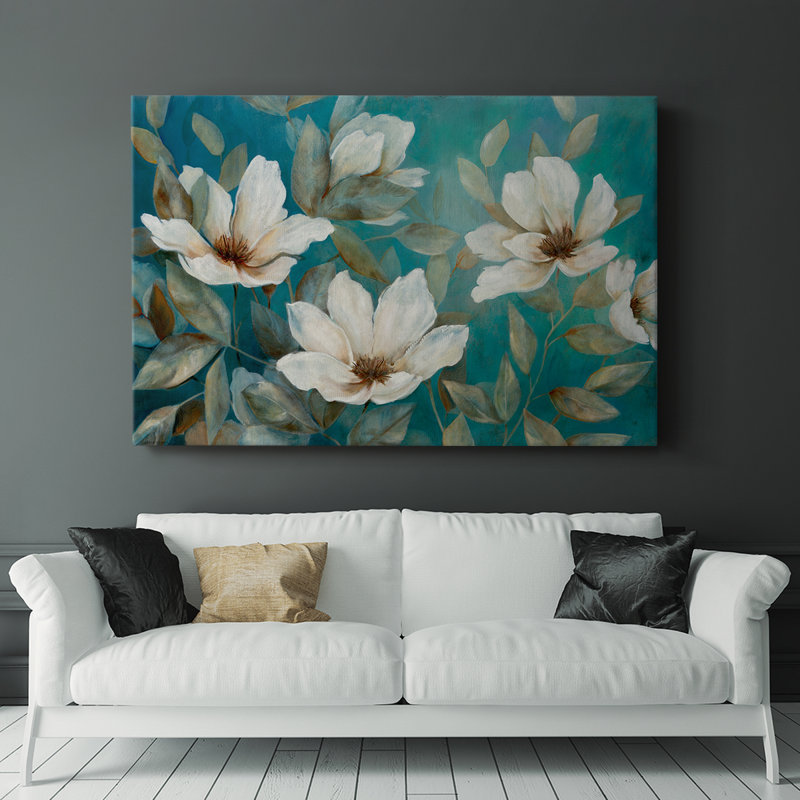 Ombre de bleu - Cavas enveloppés de galerie, H 18 po x l 27 po