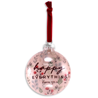 3.5'' Glass Religious & Spiritual Ball Ornament