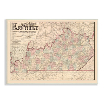 Carte historique du sud des États-Unis, carte historique par Daphne Polselli