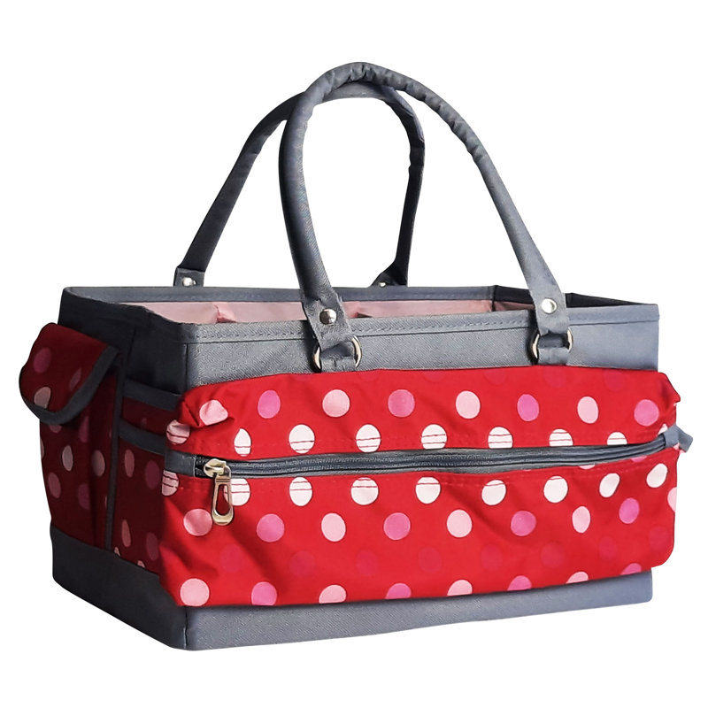 17 Stories Fabric Storage Bag, Red