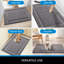 Solid Colour Polyester Kitchen Mat