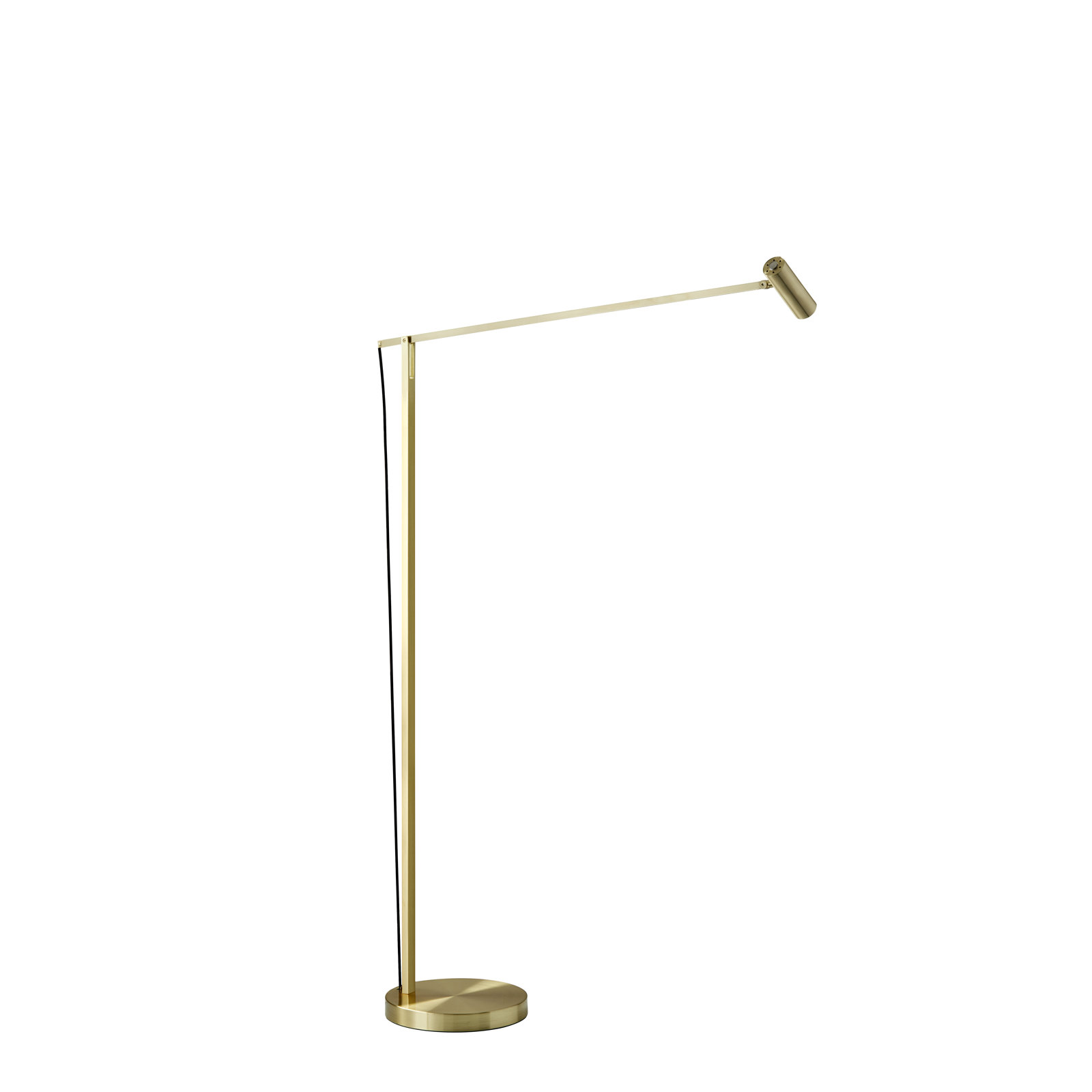 Dalila 60.5'' Dimmable LED Floor Lamp, Brushed Gold