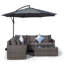 Yancey 5 Seater Rattan Corner Sofa Set-40476583
