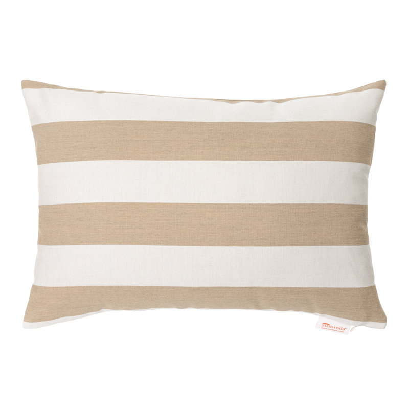 Striped Sunbrella® Outdoor Reversible Pillow Cover