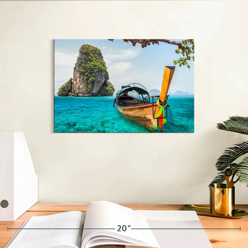 Bateau Mehar Railay Beach, H 8 po x l 12 po