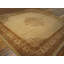 1900s Camel OpenField Medallion Antique Indian Agra Carpet 14'8"x14'10" Wool Rug