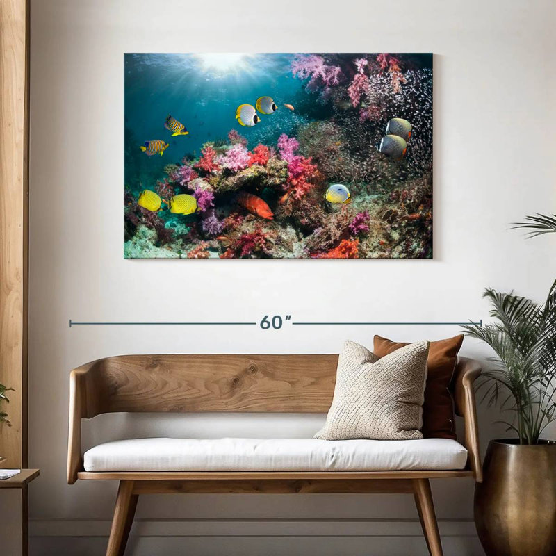Andaman Sea Life, H 30 po x l 45 po
