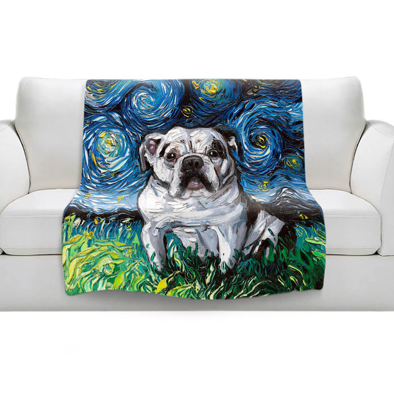 Hand Woven Throw Blanket, 68" x 80"