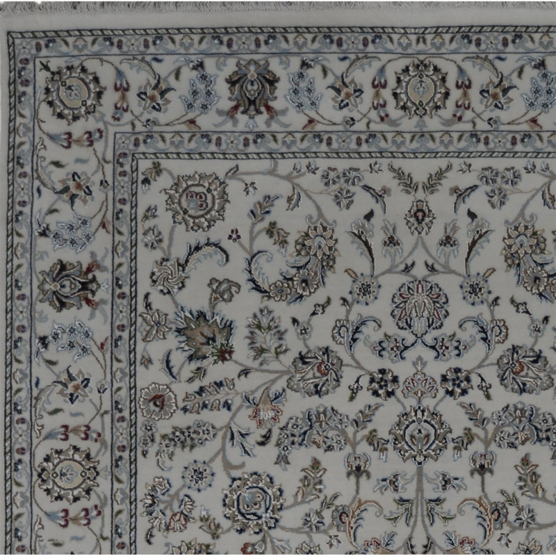 Andra? Tapis en laine et soie noué à la main (6 pi x 9 pi)