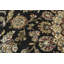 Tapis oriental noir Indo-nain 9x12