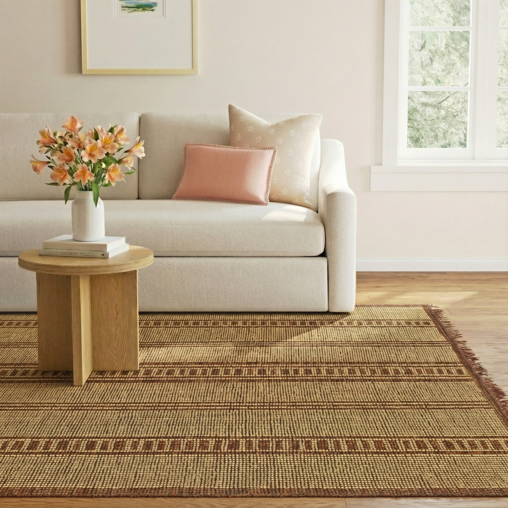 Beckey Handmade Rug, Rectangle 8' x 10'