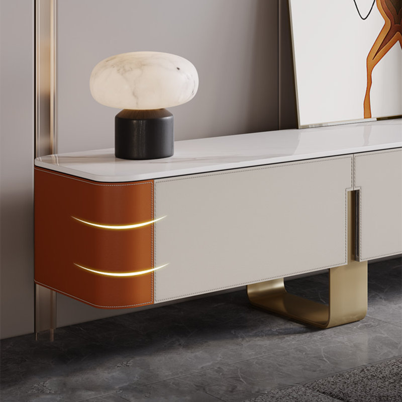 Meuble télé de salon moderne, 86.61"