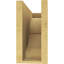 Bois de cèdre brut Asheboro, grain de bois TimberThane Corbel, apprêté brun clair-87599697
