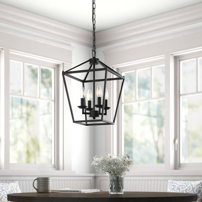 Luminaire suspendu géométrique à 4 lumières Dobson