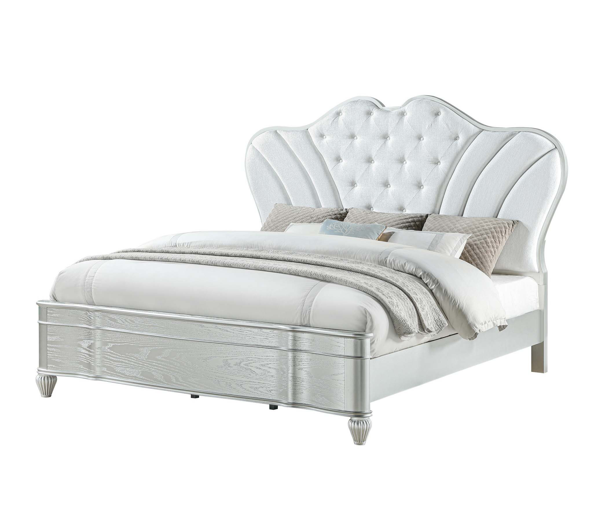 Rosdorf Park Traditional Style Upholstered Button-Tufted Bed | Wayfair