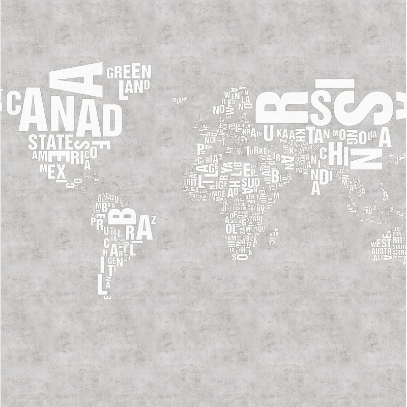 2.8m x 372cm 3D Embossed Distressed Wall Mural