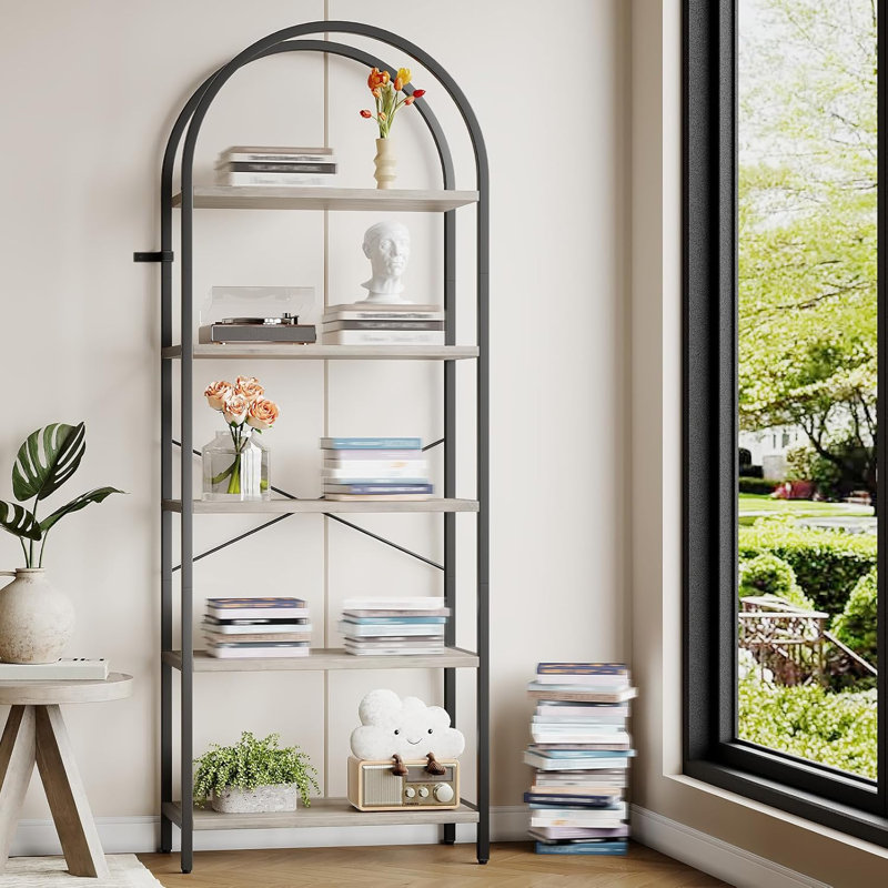 180cm H x 60cm W Bookcase, Grey