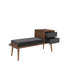 Banc de rangement rembourré avec tiroirs Klingbeil