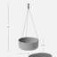 Pot à fleurs suspendu Mason Series Kona-57854940-57854939