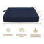 Coussin de siège d'extérieur carré Meridian-1667202281-1667202238