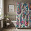 Rideau de douche 1 pièce Vibrant Paisley Vibes-1307060926