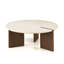 Ensemble de tables basses 2 pièces Garces avec dessus en pierre de travertin Garces-266274599