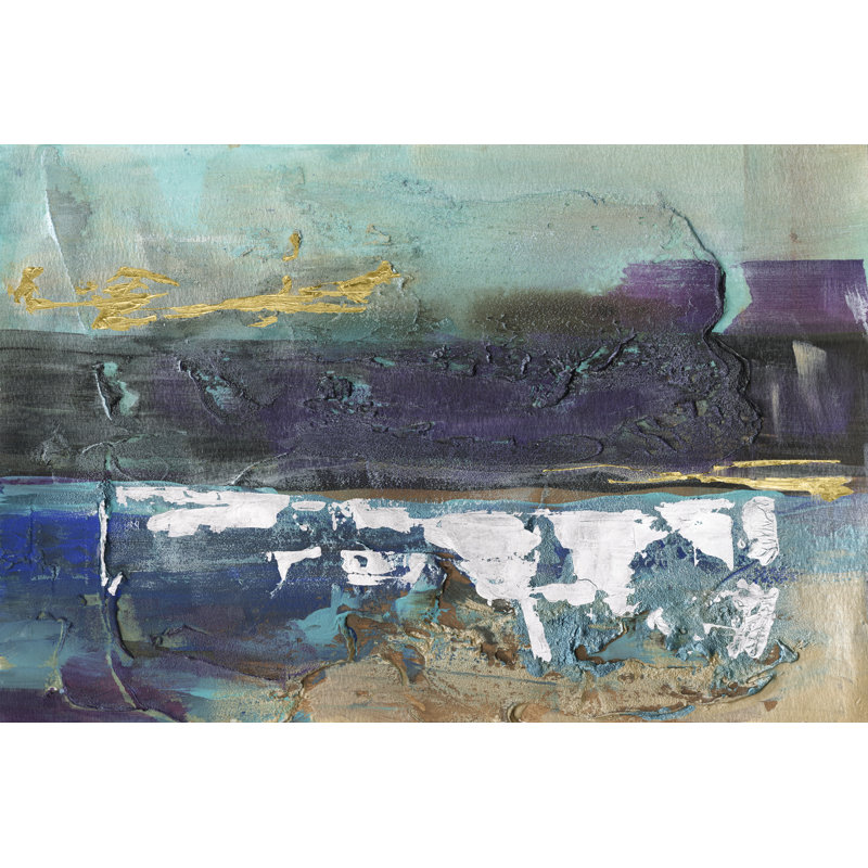Mysteri I by Lila Bramma - Painting, Wrapped Canvas, 30 cm H x 46 cm W