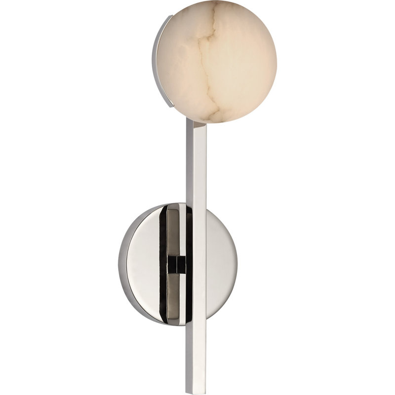 Kelly Wearstler Pedra Petite Tail Sconce, Polished Nickel