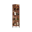 Armoire de coin en bois de noyer clair