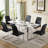 Minday Double Pedestal Dining Set-1883843780-1883297438-1883297434