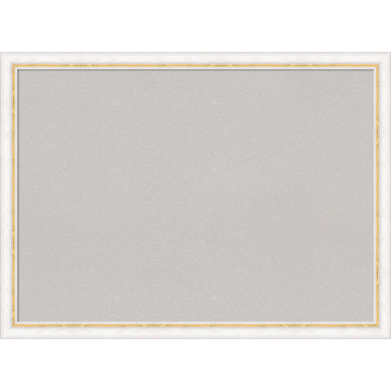 Petit, Blanc / doré, 14 po x 32 po