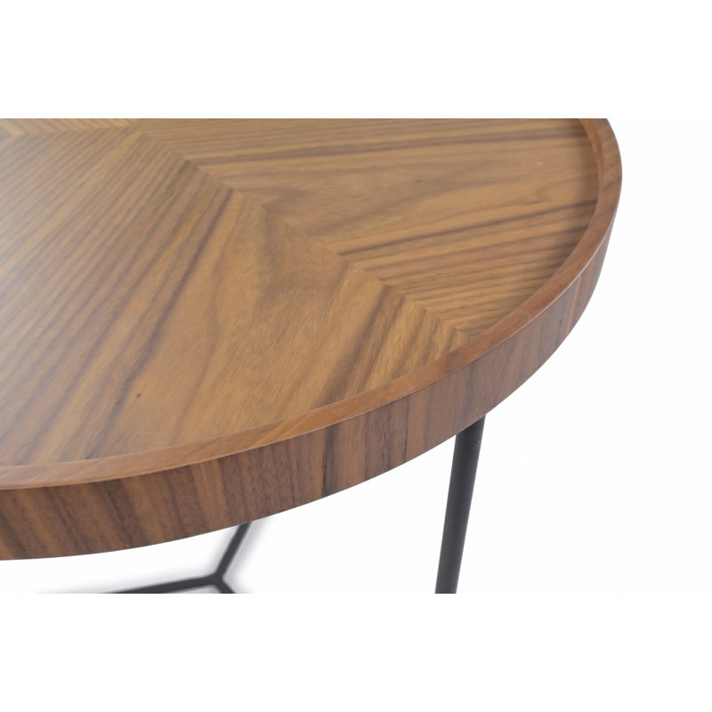 Table de bout à pieds croisés Heckson