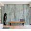 Panneau mural Surface Surface - bois rustique bleu clair-1363963359