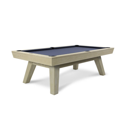 George 8' Slate Pool Table in Natural Ash