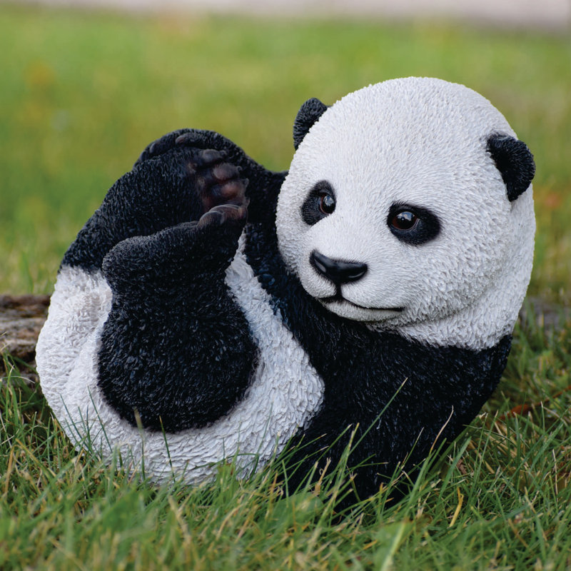 Statue de bébé panda playing